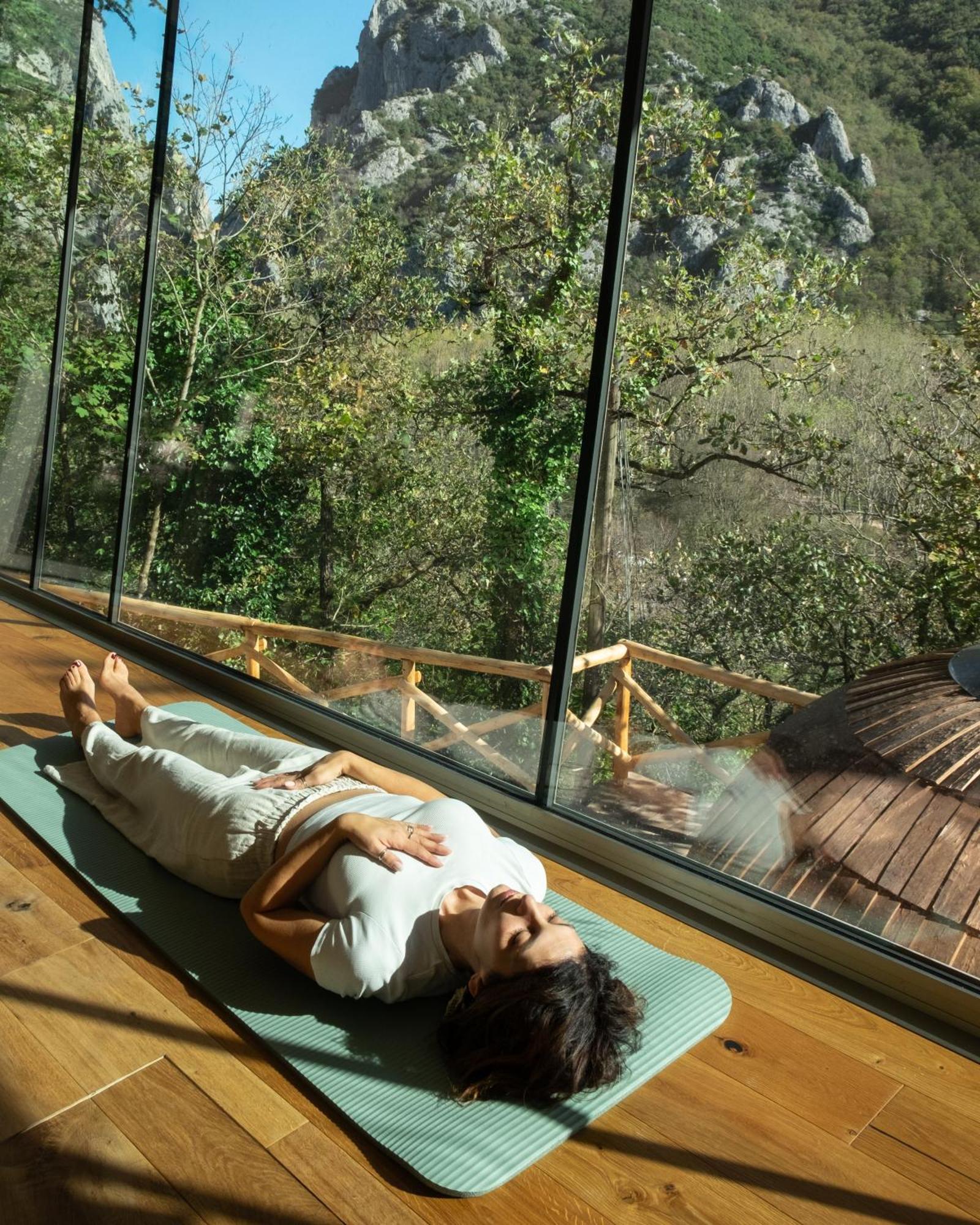 La Forestale Luxury Ecolodge Piano Terra- Appt 阿夸拉尼亚 外观 照片