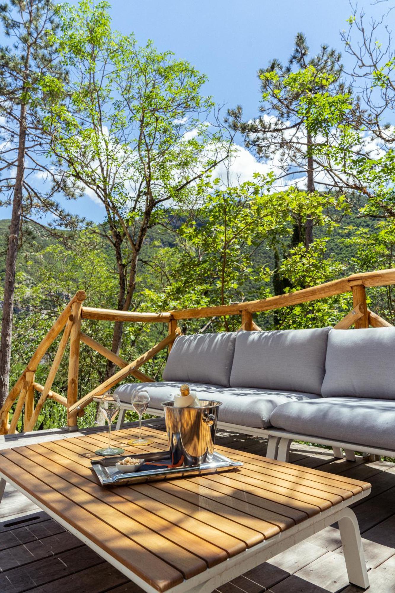 La Forestale Luxury Ecolodge Piano Terra- Appt 阿夸拉尼亚 外观 照片